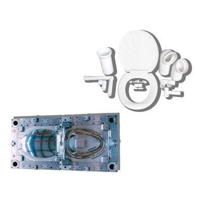 SANITARY FITTING & DELUXE COMMODE SEAT COVER MOULD