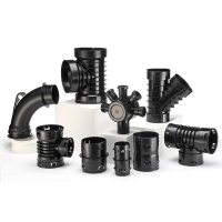 PE Plastic Pipe Fittings