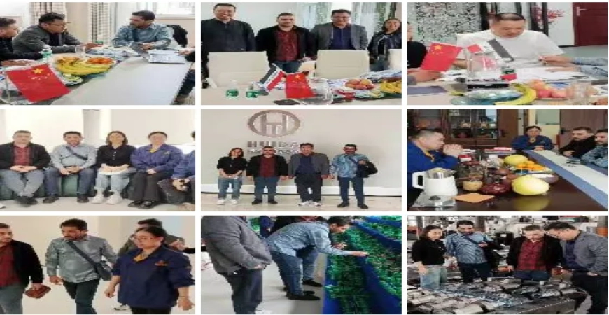 New Client from Iraq Came to Visit the Factory